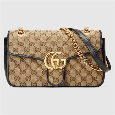 gucci logo canvas bag